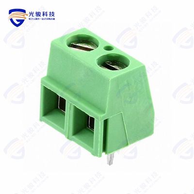 282837-2《TERM BLK 2P SIDE ENT 5.08MM PCB》