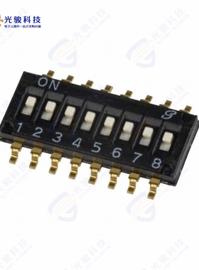 97C08ST 《SWITCH SLIDE DIP SPST 25MA 24V》