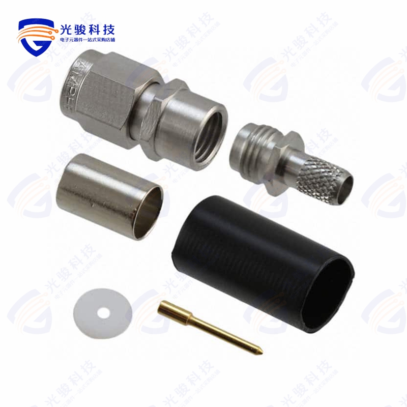 901-9601-1SF《CONN SMA PLUG STR 50 OHM SOLDER》