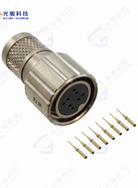 2102353-1《CONN PLUG FMALE 8POS GOLD SOLDER》
