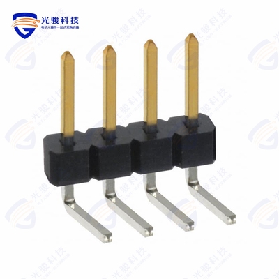 PBC04SBBN《CONN HEADER R/A 4POS 2.54MM》