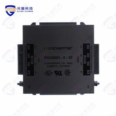 FN3280H-8-29《LINE FILTER 480VAC 8A CHASS MNT》