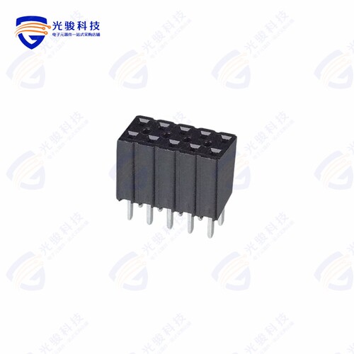 929852-01-05-RA《CONN RCPT 10POS 0.1 GOLD PCB》