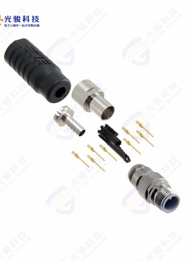 1-2823447-1《CONN PLUG MALE 8POS GOLD CRIMP》