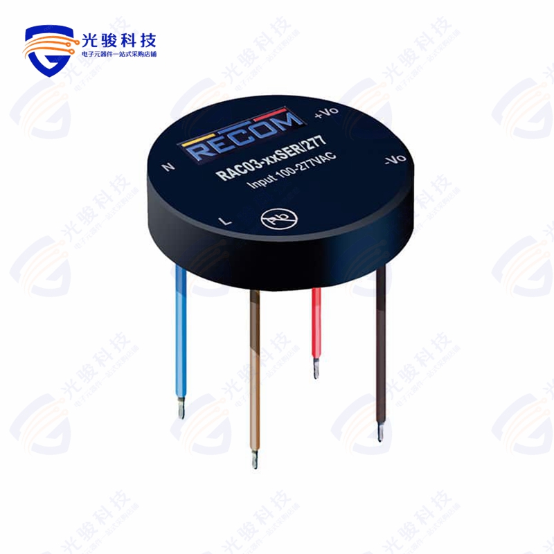 RAC03-05SER/277-TRAY《AC/DC CONVERTER 5V 3W》