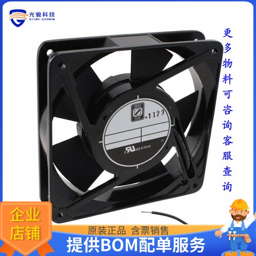 AC风扇OA125AP-22-1WB【FAN AXIAL 119.5X26.2MM 230VAC】