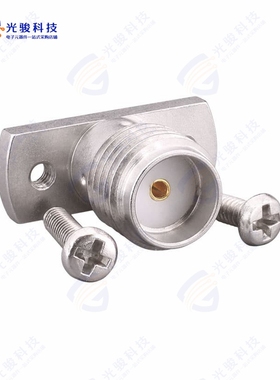 CONSMA017-1《SMA FML, 2-HOLE FLANGE, GOLD》