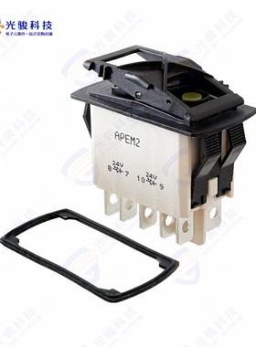 KR46CAKLLG 《SWITCH ROCKER DPDT 10A 24V》