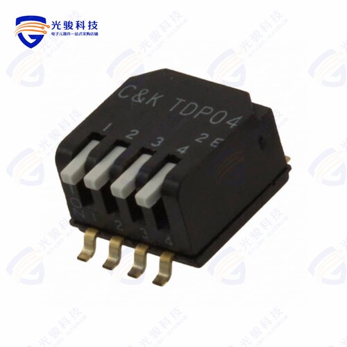 TDP04H1SBD1 《SWITCH PIANO DIP SPST 25MA 24V》