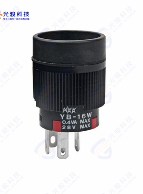 YB16WCKG01 《SWITCH PUSH SPDT 0.4VA 28V》