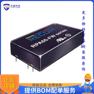 RPA60-2424SFW/P电源模块【DC DC CONVERTER 24V 60W】