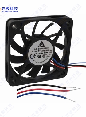 EFB0612HHA-F00《FAN AXIAL 60X10MM 12VDC WIRE》