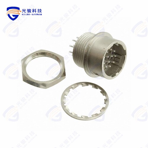 HR10G-10R-12PB(71)《CONN RCPT MALE 12P SILVER SOLDER》