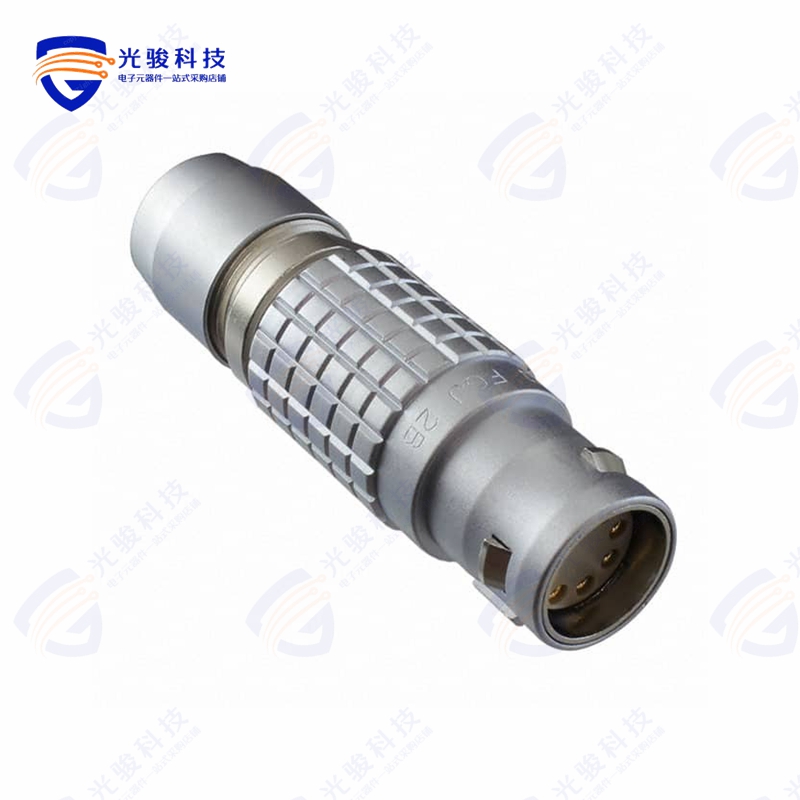 FGJ.2B.308.CLLD62《CONN PLUG FMALE 8P GOLD SLDR CUP》