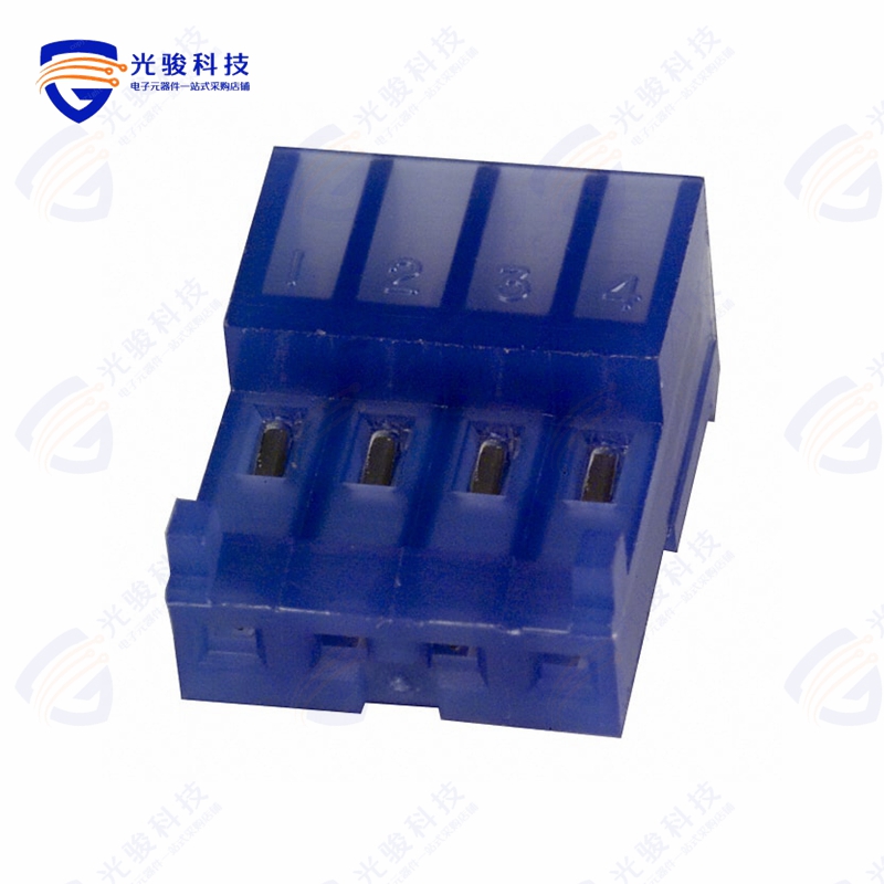 3-643815-4《CONN RCPT 4POS IDC 26AWG TIN》