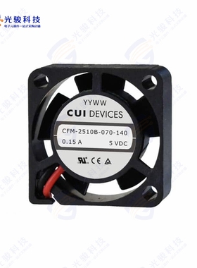 CFM-2510B-170-140-20《DC AXIAL FAN, 25 MM SQUARE, 10 M》