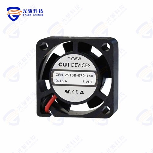 CFM-2510B-0100-218-20《DC AXIAL FAN, 25 MM SQUARE, 10 M》