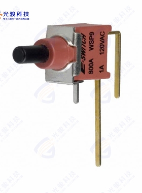 800AWSP9M7QE 《SWITCH PUSH SPST-NO 1A 120V》