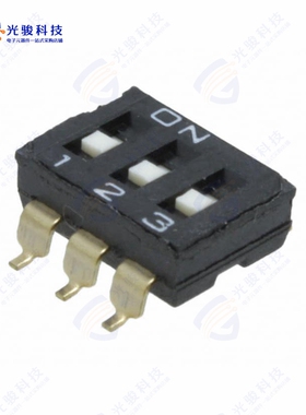A6S-3104-H 《SWITCH SLIDE DIP SPST 25MA 24V》