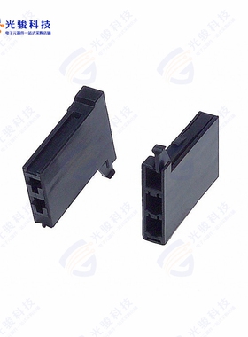 175362-1《CONN RECEPT 2POS 2ROW BLACK》