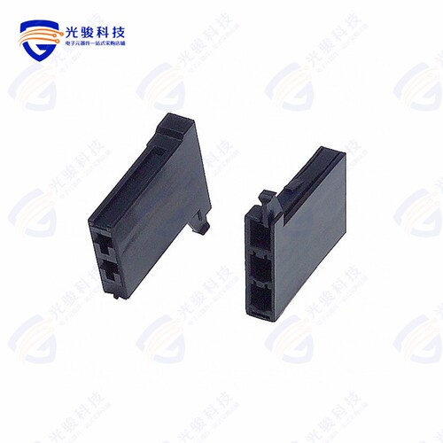 175362-1《CONN RECEPT 2POS 2ROW BLACK》