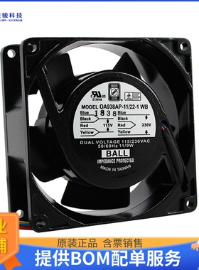 AC风扇OA938AP-11/22-1WB【FAN AXIAL 92X38.5MM 115/230VAC】