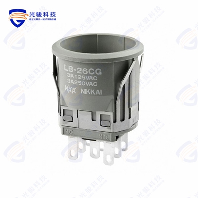 LB26CGW01 《SWITCH PUSHBUTTON DPDT 3A 125V》