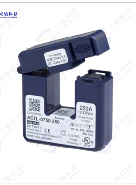 ACTL-0750-250 OPT C0.6 变压器CURR SENS XFMR 100:1 250A INLIN