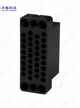 200838-2《CONN 34POS BLACK PNL MNT》