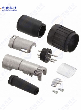 T3424501U《CONN PLUG MALE 6P SILV SLDR CUP》