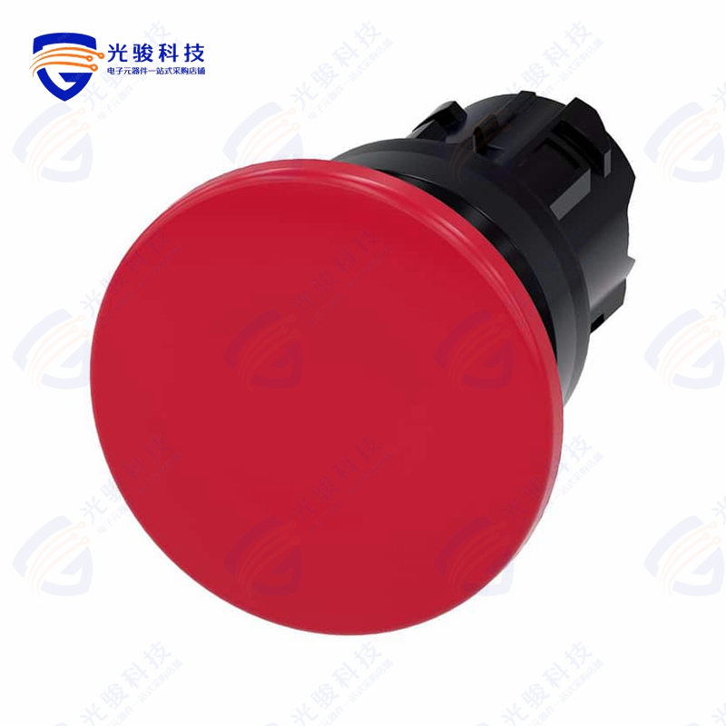 3SU10001BD200AA0《PUSHBUTTON, MOM, RED, MH CAP O40》