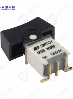 400BWMSP1R2BLKSM6QE 《SWITCH ROCKER SPDT 3A 120V》