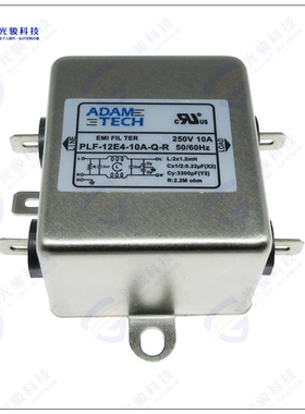 PLF-12E4-10A-Q-R 滤波器LINE FILTER 115V/250VAC 10A CHAS