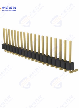 PRPC019SGAN-M71RC《CONN HEADER R/A 19POS 2.54MM》