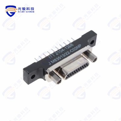 M83513/22-C02NP《MICRO-D PLUG 21POS PCB, ELECTROL》