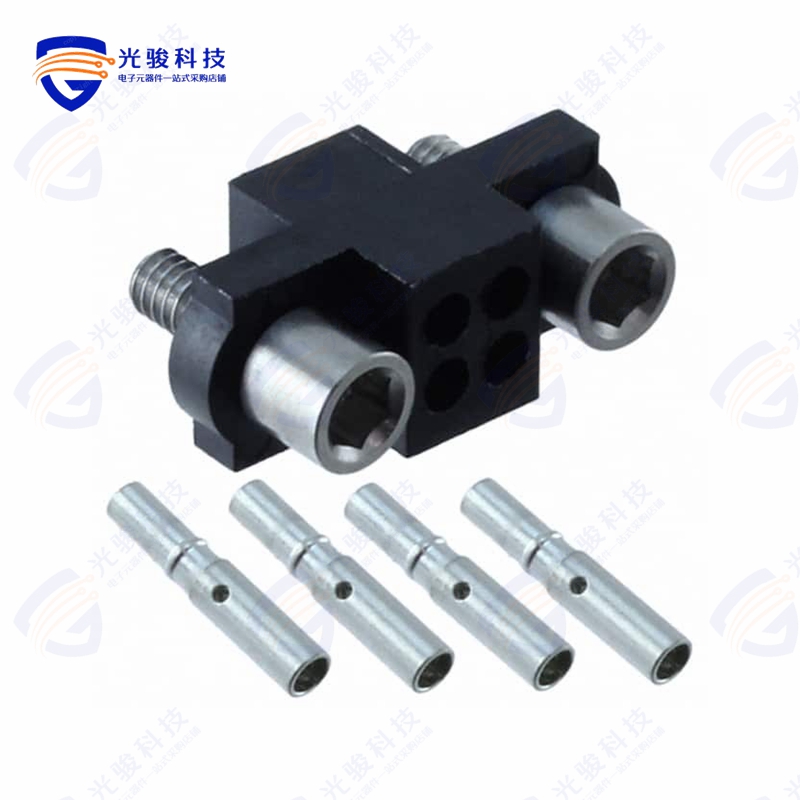 M80-4800442《CONN RCPT 4POS CRIMP 22AWG GOLD》