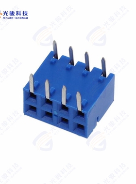 89883-304LF《CONN RCPT 8POS 0.1 GOLD PCB R/A》