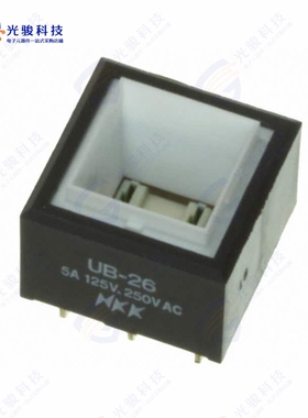 UB26SKW03N 《SWITCH PUSHBUTTON DPDT 5A 125V》