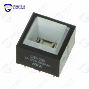 UB26SKW03N 《SWITCH PUSHBUTTON DPDT 5A 125V》