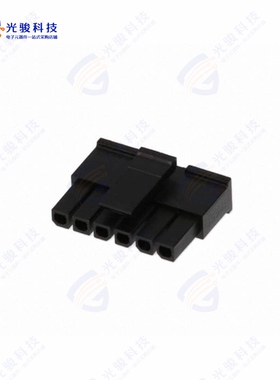 436450608《CONN RCPT HSG 6POS 3.00MM》