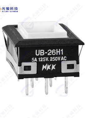 UB26NKW015C 《SWITCH PUSHBUTTON DPDT 5A 125V》
