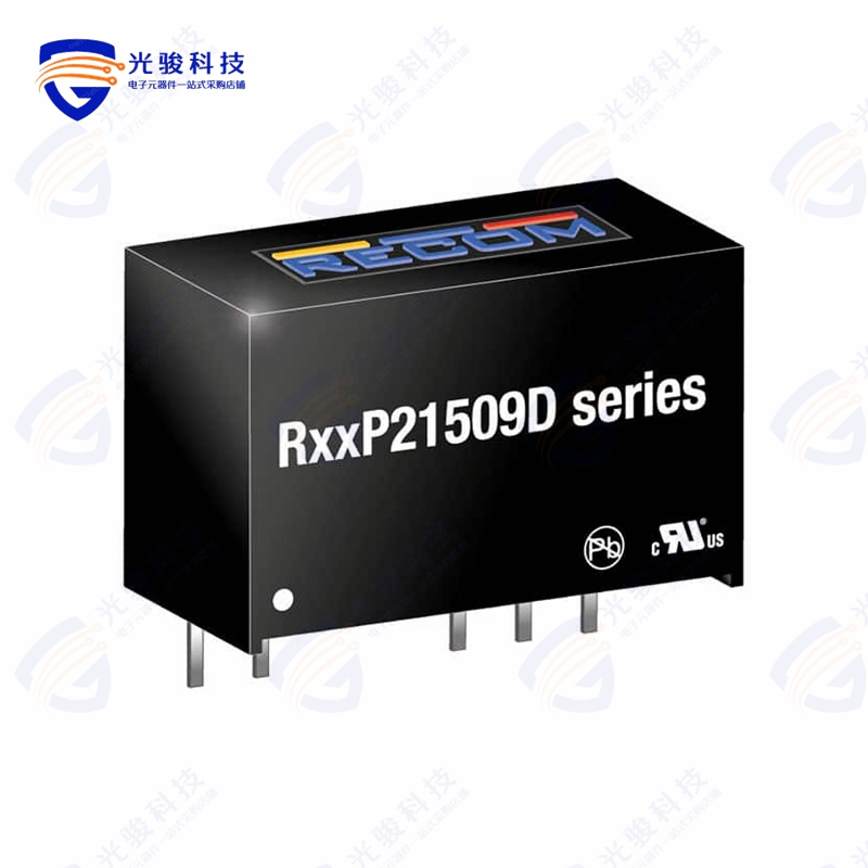 R12P21509D/P《DC DC CONVERTER 15V -9V 2W》
