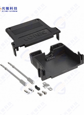 165X03339A《CONN BACKSHELL 37POS 180DEG BLK》