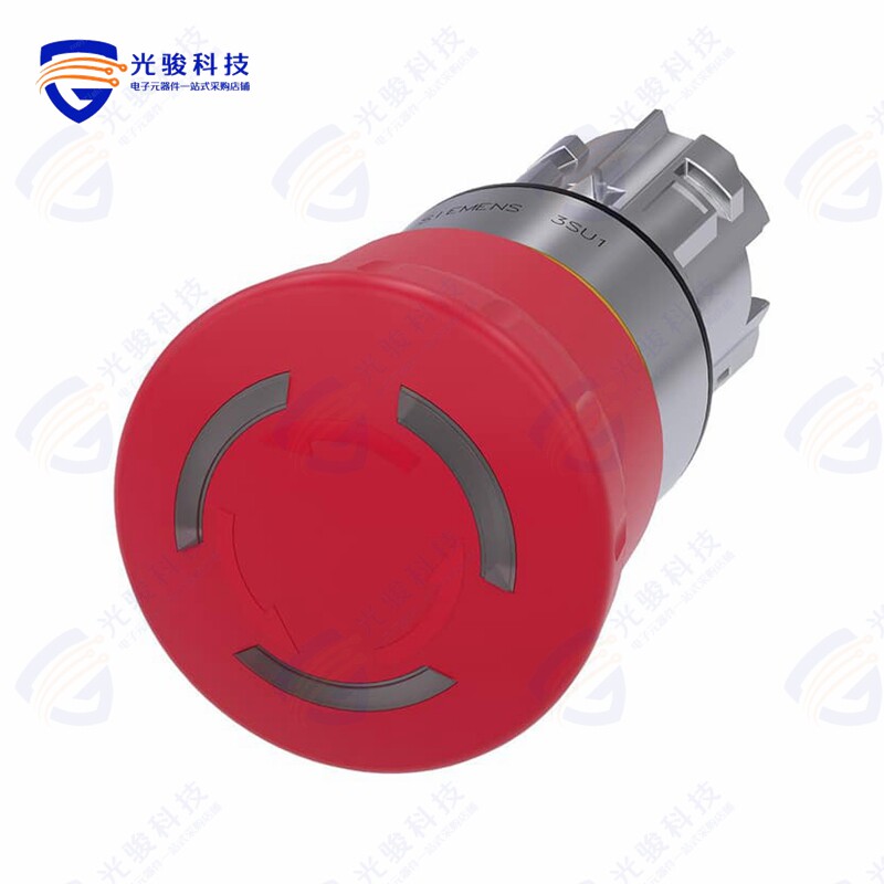 3SU10511HB200AA0 《ILLUM EMERG-STOP,TWIST REL RED M》