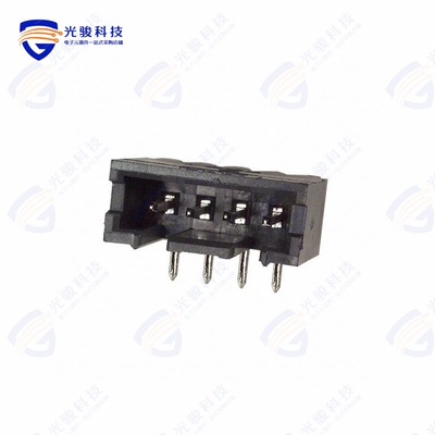 5-102523-1《CONN HEADER R/A 4POS 2.54MM》