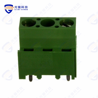 282843-2《TERM BLK 2P SIDE ENT 10.16MM PCB》