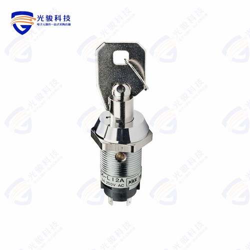 CKL12ATW01-010 《SWITCH KEYLOCK 2POS SPDT 3A 250V》