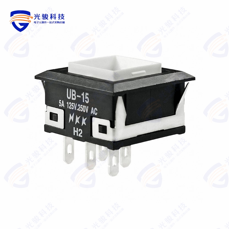UB15KKW016G 《SWITCH PUSHBUTTON SPDT 5A 125V》