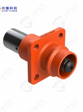 ATHP041P08NN-50-ORG《8MM RIGHT ANGLE PLUG, ORANGE》