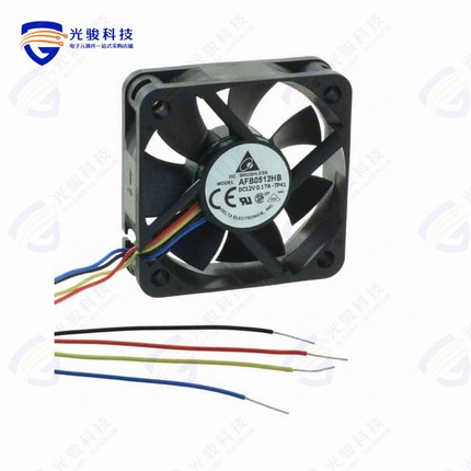 AFB0512HB-TP41《FAN AXIAL 50X15MM 12VDC WIRE》